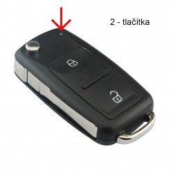 Klíč Volkswagen - VW Golf,...