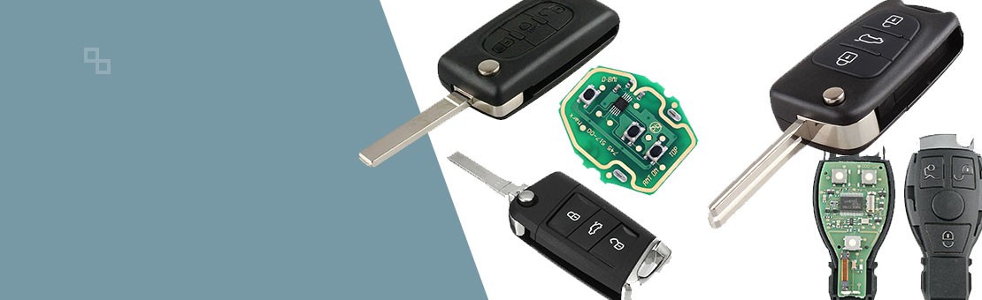 Velký výběr klíčů k vozidlům